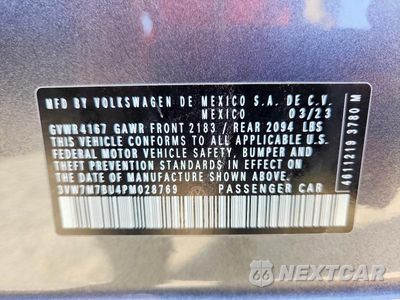 Zdjęcie 13 z 13 samochodu: 2023 VOLKSWAGEN JETTA SE VIN:3VW7M7BU4PM028769 - miniatura