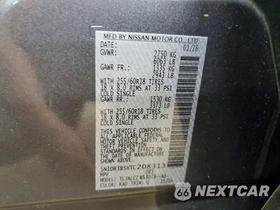 Zdjęcie 13 z 13 samochodu: 2026 NISSAN PATHFINDER SV VIN:5N1DR3BSXTC208313 - miniatura