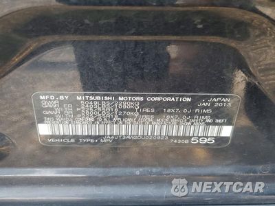 Zdjęcie 13 z 13 samochodu: 2013 MITSUBISHI OUTLANDER SE VIN:JA4JT3AW2DU020923 - miniatura