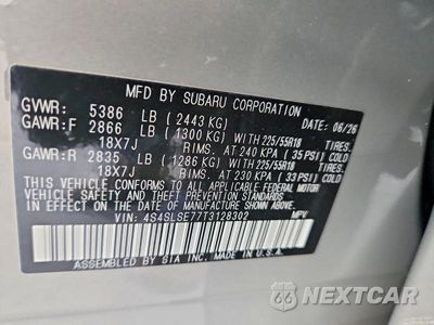 Zdjęcie 12 z 12 samochodu: 2026 SUBARU FORESTER PREMIUM VIN:4S4SLSE77T3128302 - miniatura