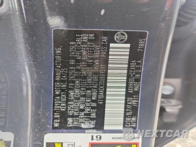 Zdjęcie 12 z 12 samochodu: 2025 TOYOTA CAMRY LE VIN:4T1DAACK3SU601511 - miniatura