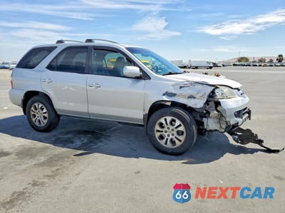 Czwarte zdjęcie samochodu z boku: 2003 ACURA MDX TOURING VIN:2HNYD18623H533354 - miniatura