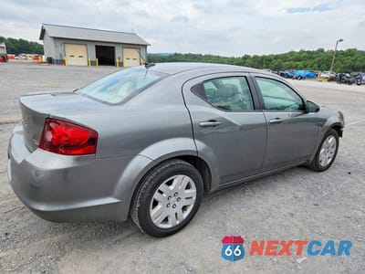 Trzecie zdjęcie samochodu z tyłu: 2013 DODGE AVENGER SE VIN:1C3CDZAG1DN766852 - miniatura