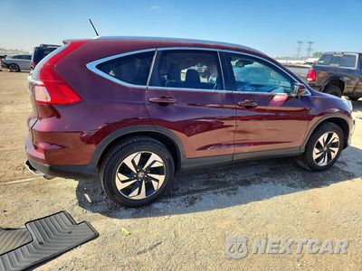Trzecie zdjęcie samochodu z tyłu: 2016 HONDA CR-V TOURING VIN:5J6RM4H93GL137412 - miniatura