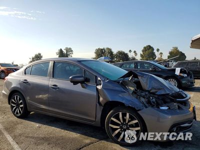 Czwarte zdjęcie samochodu z boku: 2014 HONDA CIVIC EXL VIN:19XFB2F99EE253693 - miniatura