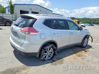 Trzecie zdjęcie samochodu z tyłu: 2015 NISSAN ROGUE SV VIN:KNMAT2MT0FP502017 - miniatura