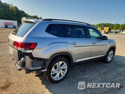 Trzecie zdjęcie samochodu z tyłu: 2021 VOLKSWAGEN ATLAS SE VIN:1V2JR2CA4MC585470 - miniatura