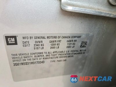 Zdjęcie 12 z 12 samochodu: 2017 CADILLAC XTS LUXURY VIN:2G61N5S31H9170043 - miniatura
