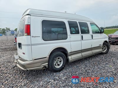 Trzecie zdjęcie samochodu z tyłu: 2002 GMC SAVANA RV G1500 VIN:1GDFG15R621126312 - miniatura