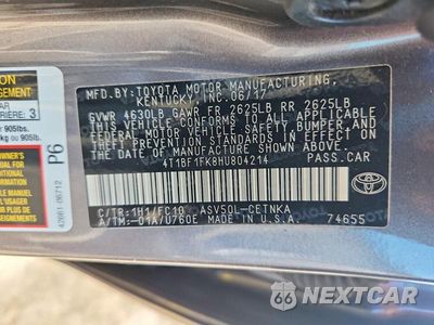 Zdjęcie 12 z 12 samochodu: 2017 TOYOTA CAMRY LE VIN:4T1BF1FK8HU804214 - miniatura