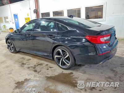 Drugie zdjęcie samochodu z przodu: 2018 HONDA ACCORD SPORT VIN:1HGCV1F35JA117687 - miniatura