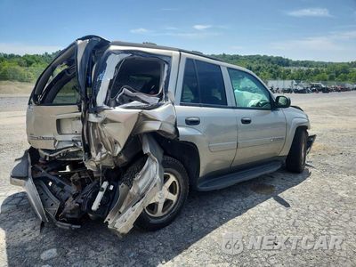 Trzecie zdjęcie samochodu z tyłu: 2003 CHEVROLET TRAILBLAZER VIN:1GNDT13S532170768 - miniatura