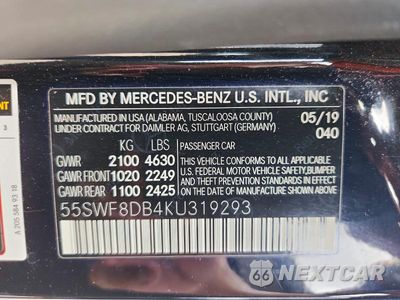 Zdjęcie 13 z 13 samochodu: 2019 MERCEDES-BENZ C 300 VIN:55SWF8DB4KU319293 - miniatura