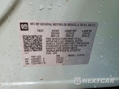 Zdjęcie 13 z 13 samochodu: 2026 CHEVROLET EQUINOX LT VIN:3GNAXPEG1TL272277 - miniatura