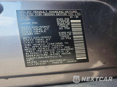 Zdjęcie 12 z 12 samochodu: 2019 NISSAN ROGUE SV VIN:KNMAT2MV4KP510276 - miniatura