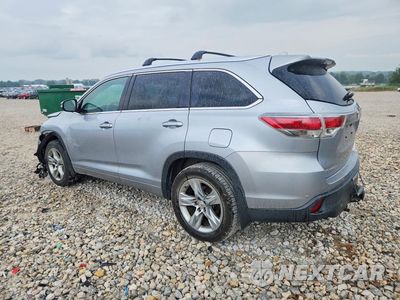 Drugie zdjęcie samochodu z przodu: 2014 TOYOTA HIGHLANDER LIMITED PLATINUM VIN:5TDDKRFH4ES071736 - miniatura