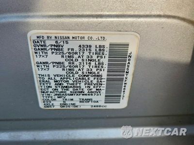 Zdjęcie 13 z 13 samochodu: 2015 NISSAN ROGUE SELECT S VIN:JN8AS5MTXFW666731 - miniatura