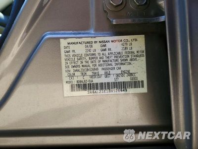 Zdjęcie 12 z 12 samochodu: 2008 NISSAN ALTIMA 2.5 VIN:1N4AL21E18N526949 - miniatura