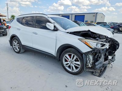 Czwarte zdjęcie samochodu z boku: 2014 HYUNDAI SANTA FE SPORT 2.0T VIN:5XYZU3LA8EG228301 - miniatura