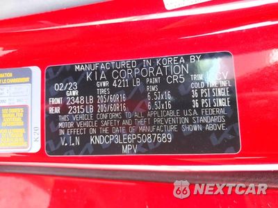 Zdjęcie 13 z 13 samochodu: 2023 KIA NIRO LX VIN:KNDCP3LE6P5087689 - miniatura
