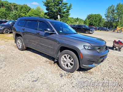 Czwarte zdjęcie samochodu z boku: 2021 JEEP GRAND CHEROKEE L LIMITED VIN:1C4RJKBG0M8161207 - miniatura