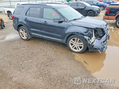Czwarte zdjęcie samochodu z boku: 2017 FORD EXPLORER XLT VIN:1FM5K7D87HGD24554 - miniatura