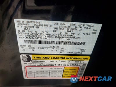 Zdjęcie 13 z 13 samochodu: 2026 LINCOLN NAVIGATOR RESERVE VIN:5LMJJ2LG0TEL08470 - miniatura