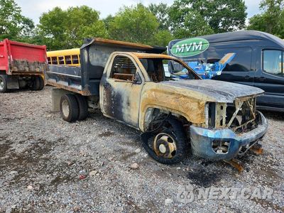 Czwarte zdjęcie samochodu z boku: 2016 GMC SIERRA K3500 DUMP TRUCK VIN:1GD32VCG3GZ277191 - miniatura