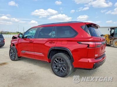 Drugie zdjęcie samochodu z przodu: 2025 TOYOTA SEQUOIA PLATINUM VIN:7SVAAABA5SX052933 - miniatura