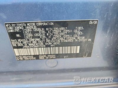 Zdjęcie 13 z 13 samochodu: 2008 TOYOTA RAV4 LIMITED VIN:JTMZK31V286015508 - miniatura