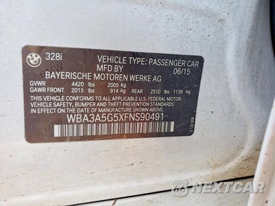 Zdjęcie 12 z 12 samochodu: 2015 BMW 328 I VIN:WBA3A5G5XFNS90491 - miniatura