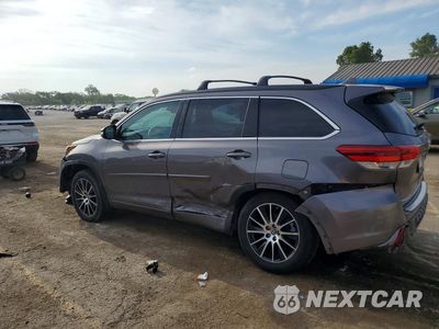 Drugie zdjęcie samochodu z przodu: 2018 TOYOTA HIGHLANDER SE VIN:5TDJZRFH1JS901825 - miniatura