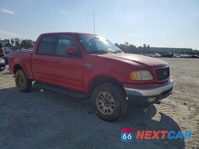 Czwarte zdjęcie samochodu z boku: 2001 FORD F150 SUPERCREW VIN:1FTRW08W81KE65825 - miniatura