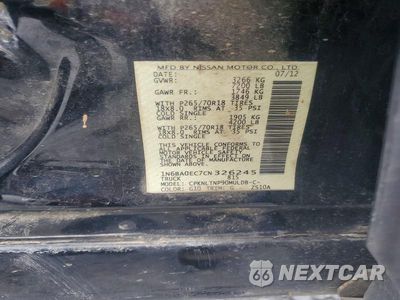Zdjęcie 13 z 13 samochodu: 2012 NISSAN TITAN SV VIN:1N6BA0EC7CN326245 - miniatura