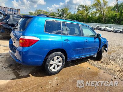 Trzecie zdjęcie samochodu z tyłu: 2009 TOYOTA HIGHLANDER BASE VIN:JTEES41A592135079 - miniatura