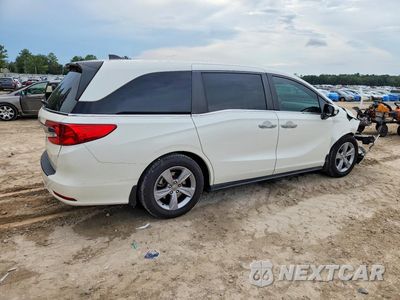 Trzecie zdjęcie samochodu z tyłu: 2019 HONDA ODYSSEY EXL VIN:5FNRL6H73KB043643 - miniatura