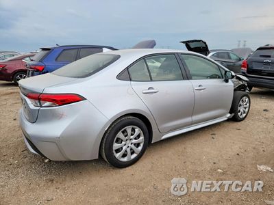 Trzecie zdjęcie samochodu z tyłu: 2020 TOYOTA COROLLA LE VIN:JTDEPRAE6LJ050514 - miniatura