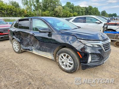 Czwarte zdjęcie samochodu z boku: 2024 CHEVROLET EQUINOX LT VIN:3GNAXKEG7RL275261 - miniatura