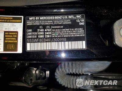 Zdjęcie 13 z 13 samochodu: 2019 MERCEDES-BENZ C 300 4MATIC VIN:55SWF8EB4KU300998 - miniatura