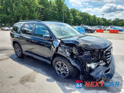Czwarte zdjęcie samochodu z boku: 2025 HONDA PILOT TRAILSPORT VIN:5FNYG1H65SB176625 - miniatura