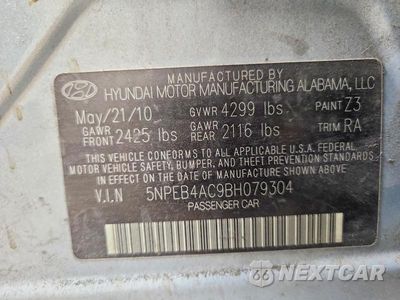 Zdjęcie 13 z 13 samochodu: 2011 HYUNDAI SONATA GLS VIN:5NPEB4AC9BH079304 - miniatura