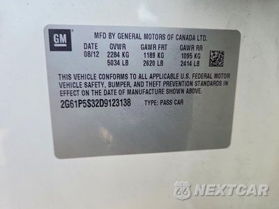 Zdjęcie 13 z 13 samochodu: 2013 CADILLAC XTS LUXURY COLLECTION VIN:2G61P5S32D9123138 - miniatura