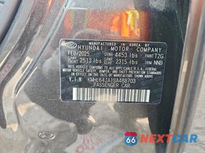 Zdjęcie 13 z 13 samochodu: 2025 HYUNDAI SONATA SEL VIN:KMHL64JA1SA488703 - miniatura