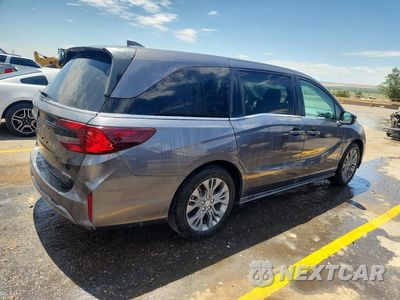 Trzecie zdjęcie samochodu z tyłu: 2025 HONDA ODYSSEY TOURING VIN:5FNRL6H88SB050192 - miniatura