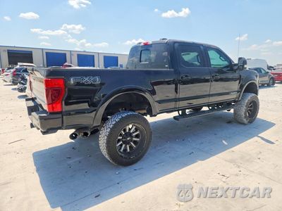 Trzecie zdjęcie samochodu z tyłu: 2021 FORD F250 SUPER DUTY VIN:1FT7W2BT7MEC05341 - miniatura