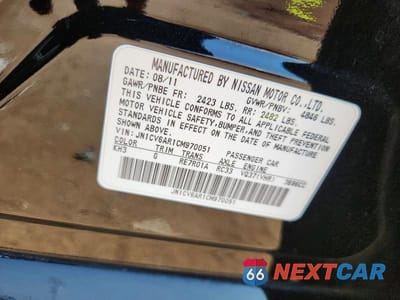 Zdjęcie 12 z 12 samochodu: 2012 INFINITI G37 SEDAN X VIN:JN1CV6AR1CM970051 - miniatura