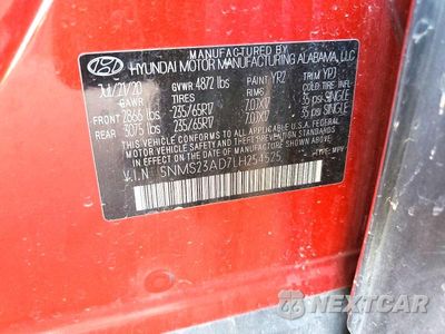 Zdjęcie 13 z 13 samochodu: 2020 HYUNDAI SANTA FE SE VIN:5NMS23AD7LH254525 - miniatura