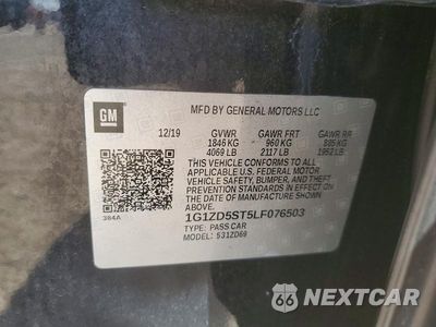 Zdjęcie 12 z 12 samochodu: 2020 CHEVROLET MALIBU LT VIN:1G1ZD5ST5LF076503 - miniatura
