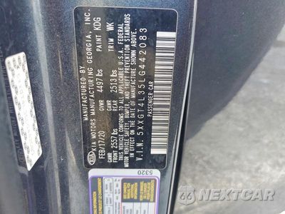 Zdjęcie 12 z 12 samochodu: 2020 KIA OPTIMA SPECIAL EDITION VIN:5XXGT4L35LG442083 - miniatura