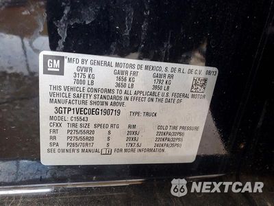 Zdjęcie 12 z 12 samochodu: 2014 GMC SIERRA C1500 SLT VIN:3GTP1VEC0EG190719 - miniatura